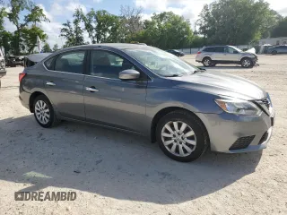 2017 Nissan Sentra SV with VIN 3N1AB7AP5HY408419, listed as a Copart auction lot 51889175 with 85,495 mi miles and Salvage Title. Bid and sale history available at DreamBid. Image 4.