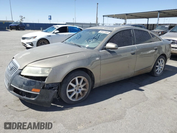 2005 Audi A6 with VIN WAUDG74FX5N110274, listed as a Copart auction lot 55457505 with 157,065 mi miles and Clean Title. Bid and sale history available at carsss.com. Image 1.