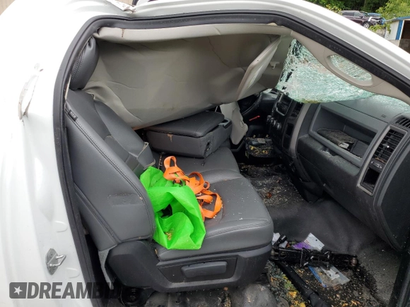2013 Ram 1500 Tradesman z VIN 3C6JR6DG5DG596218, wystawiony jako Copart lot #59677195 z przebiegiem 118 256 mil mil oraz Szkoda całkowita • Salvage title. Historia ofert i sprzedaży dostępna na DreamBid. Obrazek 10.