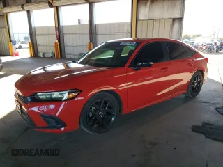 2022 Honda Civic Sport z VIN 2HGFE2F57NH571466, wystawiony jako Copart lot #46973145 z przebiegiem 49 531 mil mil oraz Szkoda całkowita • Salvage title. Historia ofert i sprzedaży dostępna na DreamBid. Obrazek 1.