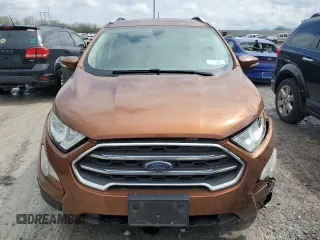 2018 Ford EcoSport Titanium z VIN MAJ6P1WL8JC202412, wystawiony jako Copart lot #55558265 z przebiegiem 122 137 mil mil oraz Szkoda całkowita • Salvage title. Historia ofert i sprzedaży dostępna na DreamBid. Obrazek 5.
