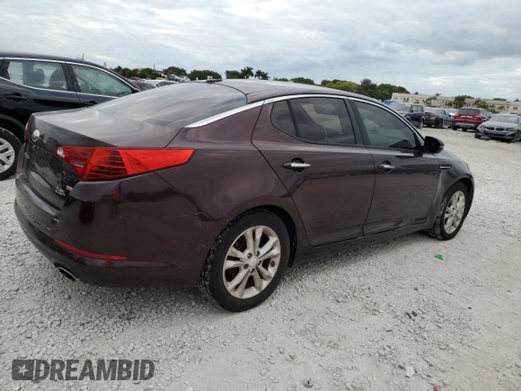 2013 Kia Optima LX with VIN 5XXGM4A76DG139737, listed as a Copart auction lot 80865254 with 141,848 mi miles and Clean Title. Bid and sale history available at DreamBid. Image 3.