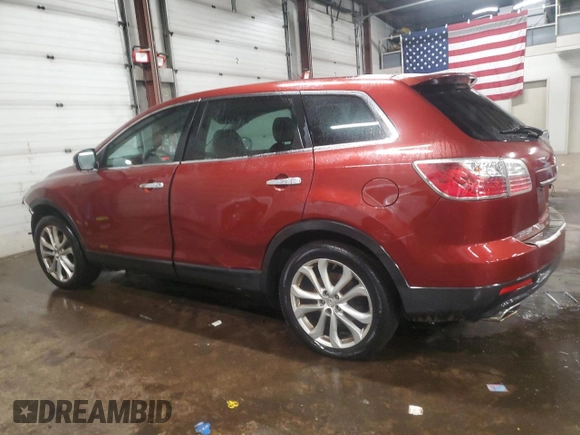 2012 Mazda CX-9 Grand Touring with VIN JM3TB3DV2C0363832, listed as a Copart auction lot 46576585 with 223,715 mi miles and Salvage Title. Bid and sale history available at DreamBid. Image 2.
