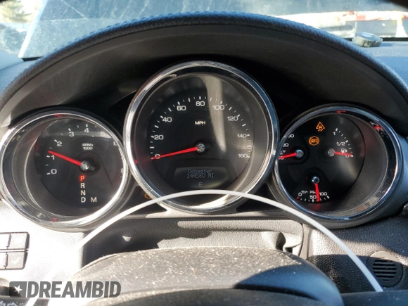 2012 Cadillac CTS with VIN 1G6DC5E57C0144713, listed as a Copart auction lot 47096495 with 144,580 mi miles and Clean Title. Bid and sale history available at DreamBid. Image 9.