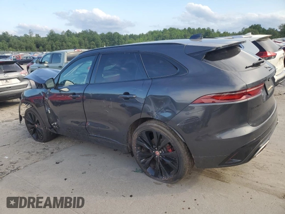 2023 Jaguar F-Pace R-Dynamic S with VIN SADCT2FU4PA714961, listed as a Copart auction lot 62012644 with 25,963 mi miles and Salvage Title. Bid and sale history available at DreamBid. Image 2.