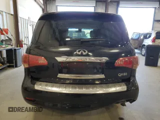 2017 Infiniti QX80 with VIN JN8AZ2NF7H9642780, listed as a Copart auction lot 69641934 with 183,704 mi miles and Salvage Title. Bid and sale history available at carsss.com. Image 6.