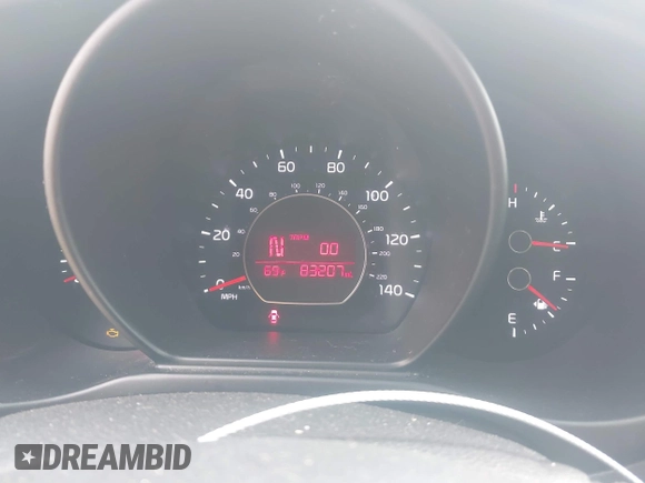 2017 Kia Soul with VIN KNDJN2A28H7469213, listed as a IAAI auction lot 42126026 with 83,207 mi miles. Bid and sale history available at carsss.com. Image 7.