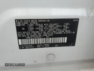 2006 Toyota RAV4 Limited with VIN JTMBK31V765006517, listed as a Copart auction lot 52160155 with 167,122 mi miles and Salvage Title. Bid and sale history available at carsss.com. Image 13.