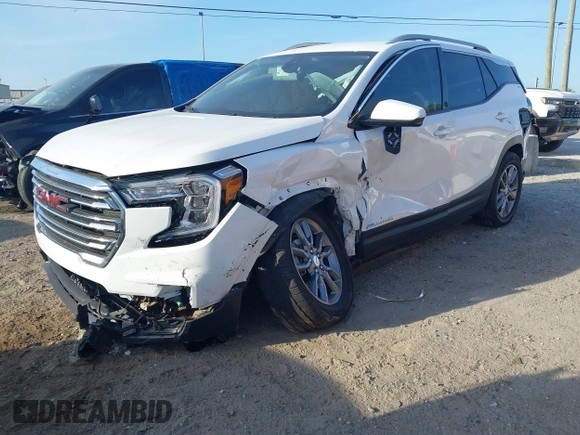 2024 GMC Terrain SLT with VIN 3GKALPEG3RL186373, listed as a IAAI auction lot 42348679 with 21,798 mi miles and . Bid and sale history available at DreamBid. Image 6.