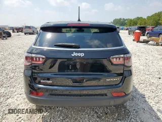2022 Jeep Compass Sport with VIN 3C4NJCAB9NT139431, listed as a Copart auction lot 57057945 with 50,472 mi miles and Salvage title. Bid and sale history available at DreamBid. Image 6.