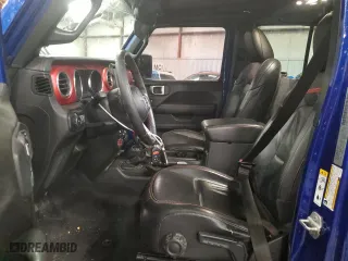 2020 Jeep Wrangler Unlimited Rubicon with VIN 1C4HJXFN8LW128791, listed as a Copart auction lot 41726915 with 88,288 mi miles and Salvage Title. Bid and sale history available at carsss.com. Image 7.