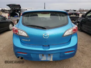 2011 Mazda 3 GX with VIN JM1BL1KF6B1397122, listed as a Copart auction lot 80616184 with 377,342 mi miles and Salvage Title. Bid and sale history available at carsss.com. Image 6.