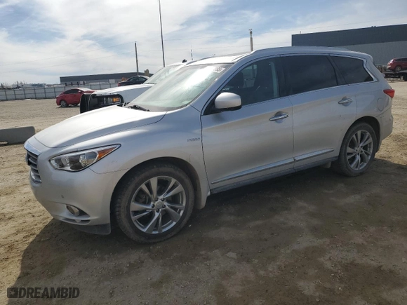 2014 Infiniti QX60 Hybrid with VIN 5N1CL0MM4EC527381, listed as a Copart auction lot 52197095 with 145,492 mi miles and Clean Title. Bid and sale history available at carsss.com. Image 1.