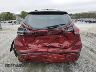 2023 Nissan Kicks SR with VIN 3N1CP5DV6PL512065, listed as a Copart auction lot 51049495 with 25,128 mi miles and Salvage Title. Bid and sale history available at carsss.com. Image 6.