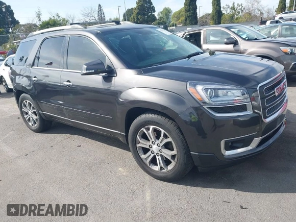 2015 GMC Acadia SLT with VIN 1GKKVRKD5FJ337429, listed as a IAAI auction lot 41772657 with 134,399 mi miles. Bid and sale history available at carsss.com. Image 1.