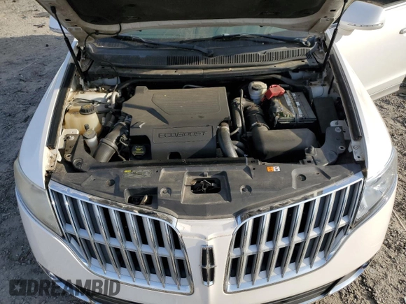 2012 Lincoln MKT EcoBoost with VIN 2LMHJ5AT7CBL50296, listed as a Copart auction lot 53883455 with 127,296 mi miles and Clean Title. Bid and sale history available at DreamBid. Image 12.