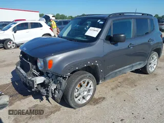 2022 Jeep Renegade Latitude with VIN ZACNJDB17NPN46406, listed as a IAAI auction lot 42230690 with 23,519 mi miles and . Bid and sale history available at DreamBid. Image 17.