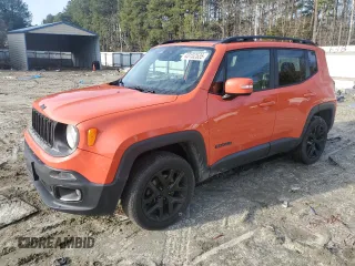 2017 Jeep Renegade Altitude with VIN ZACCJBBBXHPE77481, listed as a Copart auction lot 43152535 with 118,465 mi miles and Salvage Title. Bid and sale history available at carsss.com. Image 1.
