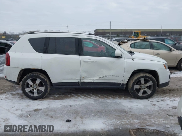 2016 Jeep Compass Latitude with VIN 1C4NJCEA6GD760796, listed as a IAAI auction lot 41559015 with 152,109 mi miles and . Bid and sale history available at DreamBid. Image 13.
