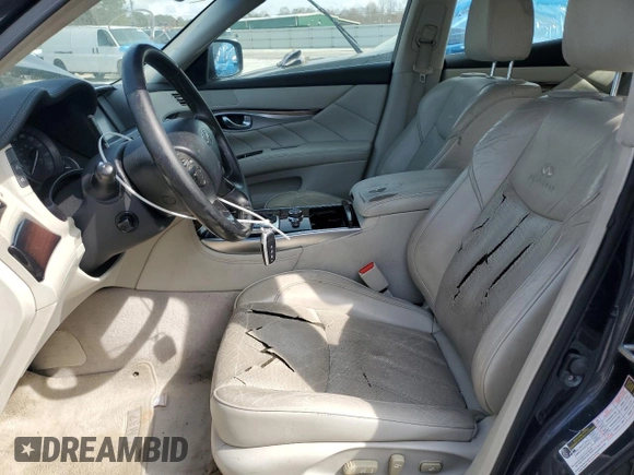 2011 Infiniti M with VIN JN1BY1AR6BM375779, listed as a Copart auction lot 47879435 with 245,770 mi miles and Salvage Title. Bid and sale history available at DreamBid. Image 7.