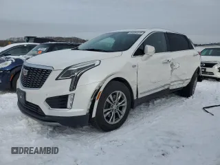 2020 Cadillac XT5 Premium Luxury AWD with VIN 1GYKNDRS7LZ142684, listed as a Copart auction lot 44594315 with 39,149 mi miles and Salvage Title. Bid and sale history available at DreamBid. Image 1.