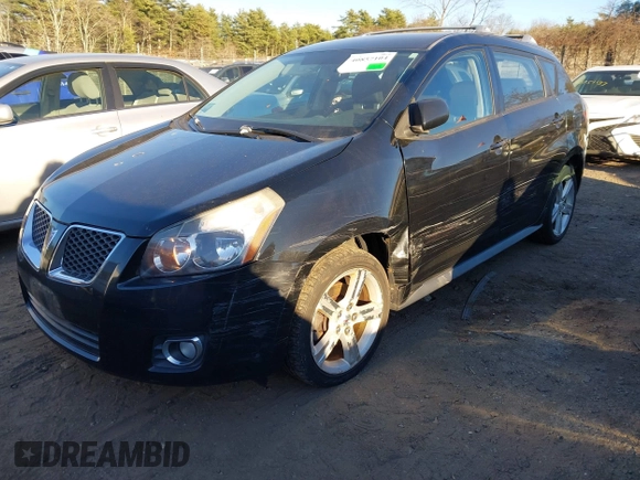 2009 Pontiac Vibe with VIN 5Y2SM67059Z417404, listed as a IAAI auction lot 40857104 with 172,676 mi miles. Bid and sale history available at carsss.com. Image 6.