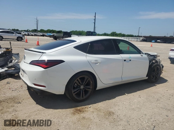 2023 Acura Integra Technology with VIN 19UDE4H6XPA008552, listed as a Copart auction lot 52537315 with 43,412 mi miles and Salvage title. Bid and sale history available at DreamBid. Image 3.