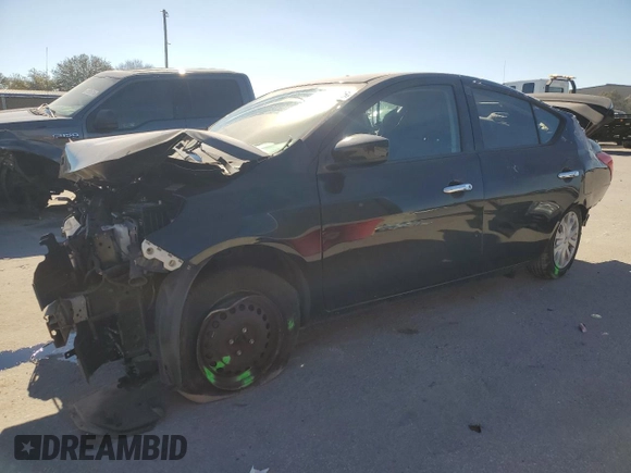 2018 Nissan Versa Sedan SV with VIN 3N1CN7AP7JL816746, listed as a Copart auction lot 88838065 with 105,879 mi miles and Salvage Title. Bid and sale history available at carsss.com. Image 1.
