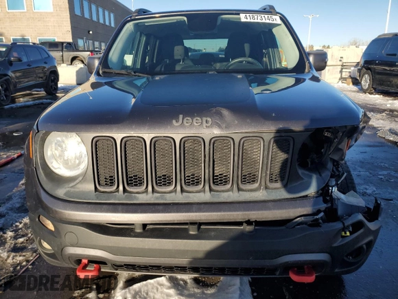 2016 Jeep Renegade Trailhawk with VIN ZACCJBCT8GPD48936, listed as a Copart auction lot 41873145 with 196,632 mi miles and Non Repairable. Bid and sale history available at carsss.com. Image 5.