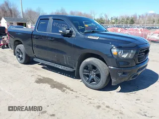 2021 Ram 1500 Big Horn with VIN 1C6SRFBT3MN742627, listed as a IAAI auction lot 41900770 with 52,006 mi miles and . Bid and sale history available at DreamBid. Image 1.