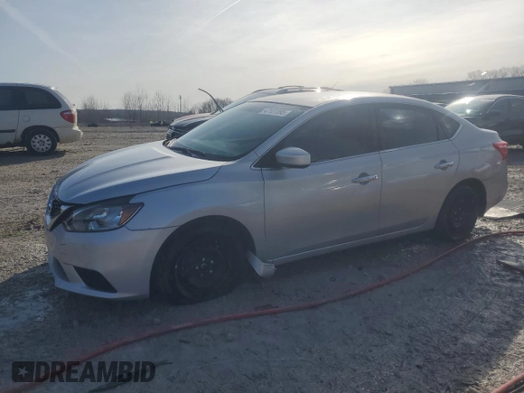 2019 Nissan Sentra SV with VIN 3N1AB7AP4KY382497, listed as a Copart auction lot 47127395 with 36,654 mi miles and Salvage Title. Bid and sale history available at DreamBid. Image 1.