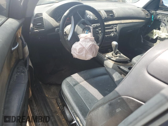 2009 BMW 1 Series 128i with VIN WBAUP935X9VF48421, listed as a Copart auction lot 50932845 with 189,072 mi miles and Salvage title. Bid and sale history available at DreamBid. Image 8.