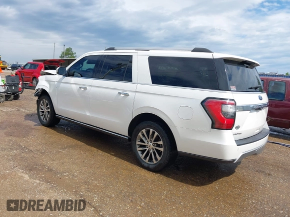 2018 Ford Expedition Max Limited with VIN 1FMJK1KT6JEA32611, listed as a IAAI auction lot 42430949 with 116,294 mi miles and . Bid and sale history available at DreamBid. Image 3.