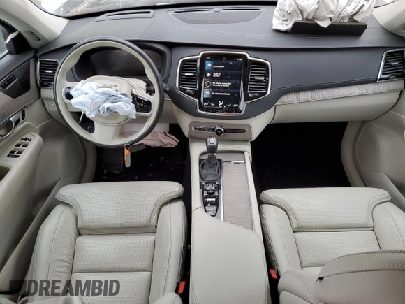 2021 Volvo XC90 Inscription with VIN YV4A22PL5M1708753, listed as a Copart auction lot 80715284 with 15,191 mi miles and Salvage Title. Bid and sale history available at carsss.com. Image 8.