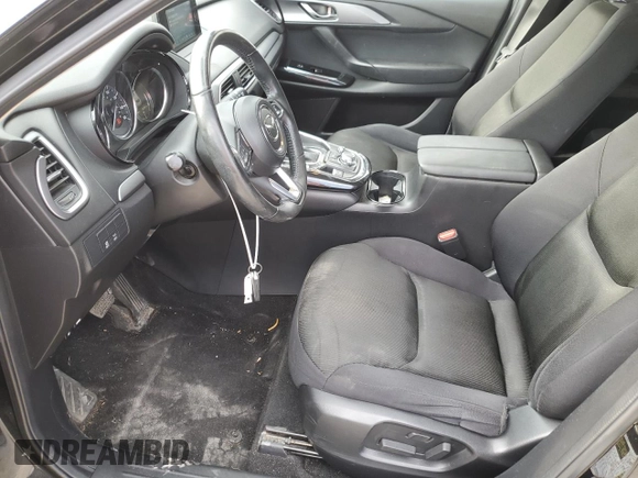 2018 Mazda CX-9 Sport with VIN JM3TCABY1J0225663, listed as a Copart auction lot 64998114 with 81,351 mi miles and Salvage Title. Bid and sale history available at DreamBid. Image 7.