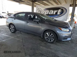 2021 Nissan Versa SV with VIN 3N1CN8EV7ML838541, listed as a Copart auction lot 61648435 with 24,099 mi miles and Salvage title. Bid and sale history available at DreamBid. Image 4.