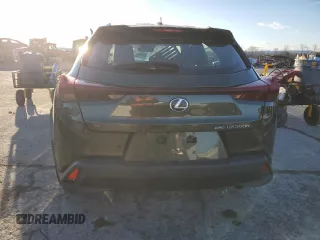 2025 Lexus UX with VIN JTHUCJDH8S2000784, listed as a Copart auction lot 86958384 with 0 mi miles and Salvage Title. Bid and sale history available at carsss.com. Image 6.
