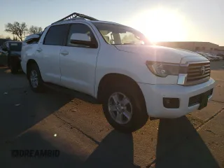 2018 Toyota Sequoia SR5 with VIN 5TDBY5G19JS159062, listed as a Copart auction lot 88818325 with 60,623 mi miles and Salvage Title. Bid and sale history available at carsss.com. Image 4.