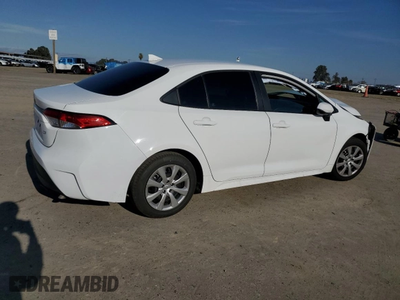 2023 Toyota Corolla LE with VIN 5YFB4MDE9PP047988, listed as a Copart auction lot 47892915 with 61,709 mi miles and Salvage Title. Bid and sale history available at carsss.com. Image 3.