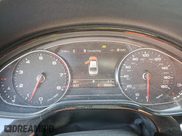 2017 Audi A8 Sport z VIN WAU43AFD9HN019845, wystawiony jako Copart lot #48113205 z przebiegiem 65 434 mil mil oraz Szkoda całkowita • Salvage title. Historia ofert i sprzedaży dostępna na DreamBid. Obrazek 9.