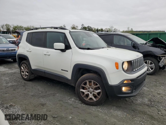 2015 Jeep Renegade Latitude with VIN ZACCJBBT2FPC17663, listed as a Copart auction lot 50494695 with 143,303 mi miles and Salvage Title. Bid and sale history available at carsss.com. Image 4.