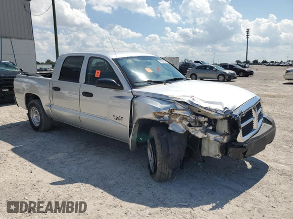 2006 Dodge Dakota ST with VIN 1D7HE28K86S664670, listed as a Copart auction lot 73632344 with 193,859 mi miles and Salvage Title. Bid and sale history available at carsss.com. Image 4.