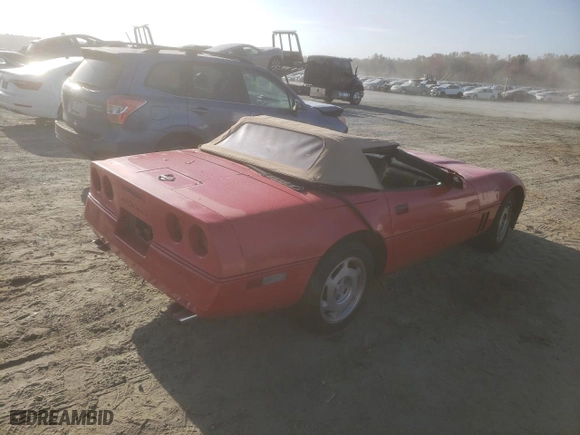 1986 Chevrolet Corvette with VIN 1G1YY678XG5901747, listed as a Copart auction lot 78588334 with 0 mi miles and Salvage Title. Bid and sale history available at carsss.com. Image 3.