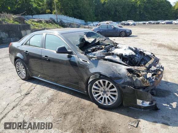 2011 Cadillac CTS Performance with VIN 1G6DK5ED8B0152456, listed as a Copart auction lot 71182634 with Not Provided miles and Salvage Title. Bid and sale history available at DreamBid. Image 4.