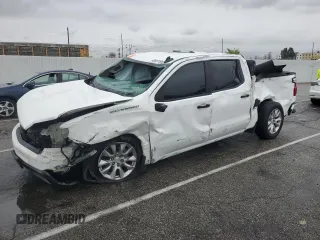 2021 Chevrolet Silverado 1500 Custom with VIN 3GCPWBEK5MG290112, listed as a Copart auction lot 48987505 with 47,923 mi miles and Salvage Title. Bid and sale history available at DreamBid. Image 1.