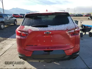 2021 Chevrolet Blazer RS with VIN 3GNKBKRS4MS534871, listed as a Copart auction lot 51382725 with 45,397 mi miles and Salvage title. Bid and sale history available at DreamBid. Image 6.