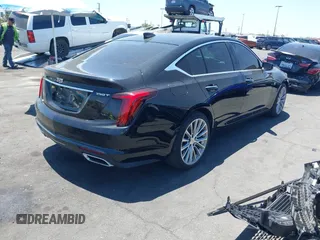 2020 Cadillac CT5 Premium Luxury with VIN 1G6DN5RKXL0111392, listed as a IAAI auction lot 42322249 with 39,182 mi miles and . Bid and sale history available at DreamBid. Image 4.