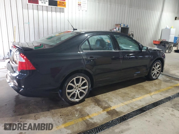 2012 Ford Fusion SEL with VIN 3FAHP0JA0CR267316, listed as a Copart auction lot 50724505 with 177,117 mi miles and Salvage Title. Bid and sale history available at DreamBid. Image 3.