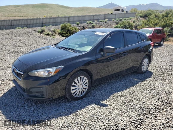 2019 Subaru Impreza with VIN 4S3GTAA68K3708254, listed as a Copart auction lot 57991495 with 52,773 mi miles and Salvage title. Bid and sale history available at DreamBid. Image 1.