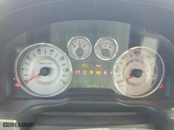 2008 Ford Edge SEL with VIN 2FMDK38C28BA13012, listed as a Copart auction lot 48972945 with 206,744 mi miles and Salvage Title. Bid and sale history available at carsss.com. Image 9.